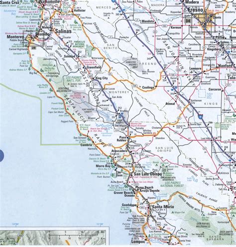 Map Of Central Coast California